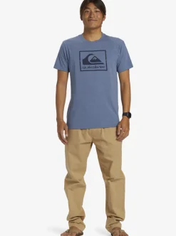 Outlet Quiksilver Casual Encounter T-Shirt Bering Sea Heather