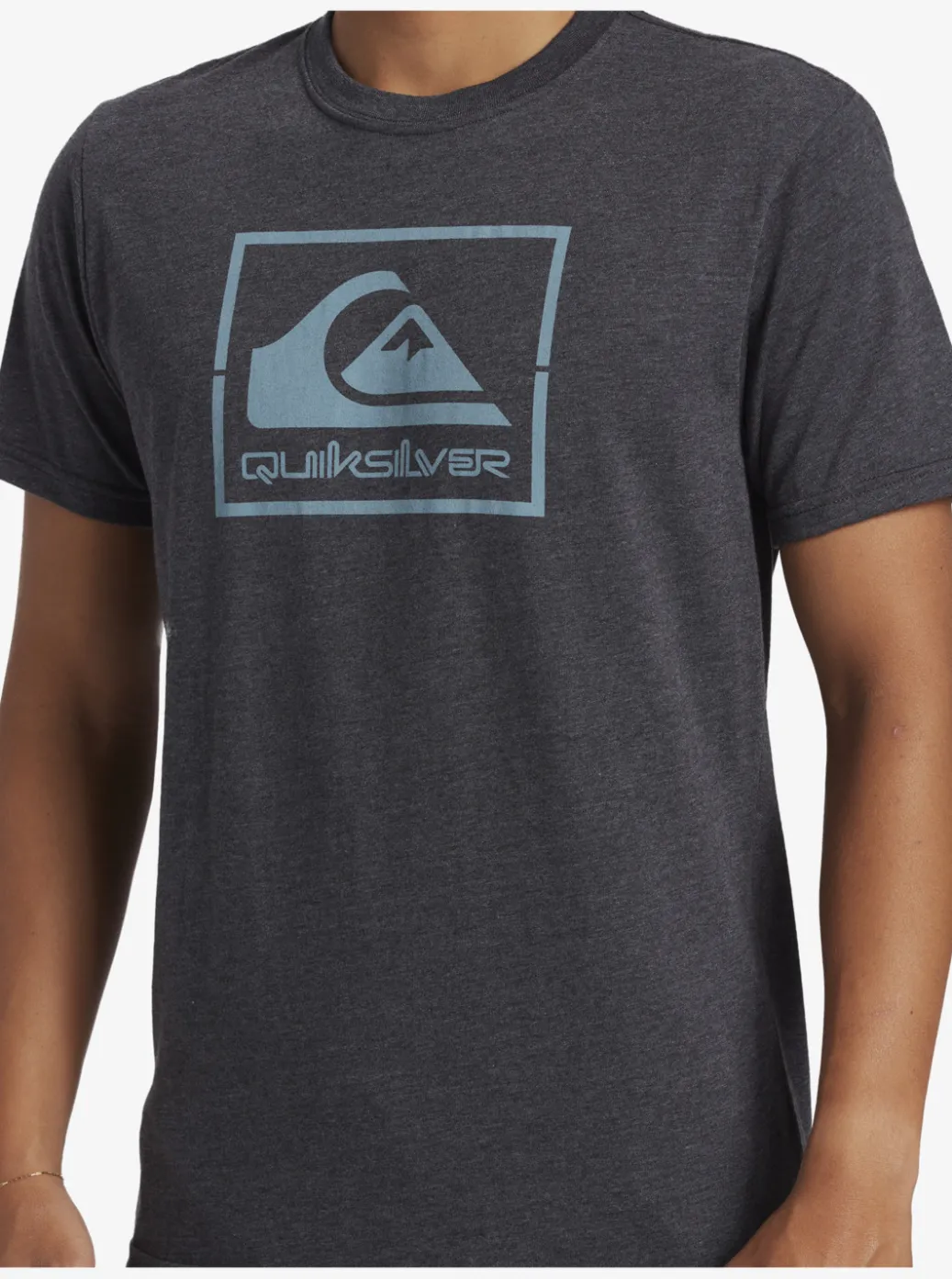 Shop Quiksilver Casual Encounter T-Shirt Charcoal Heather