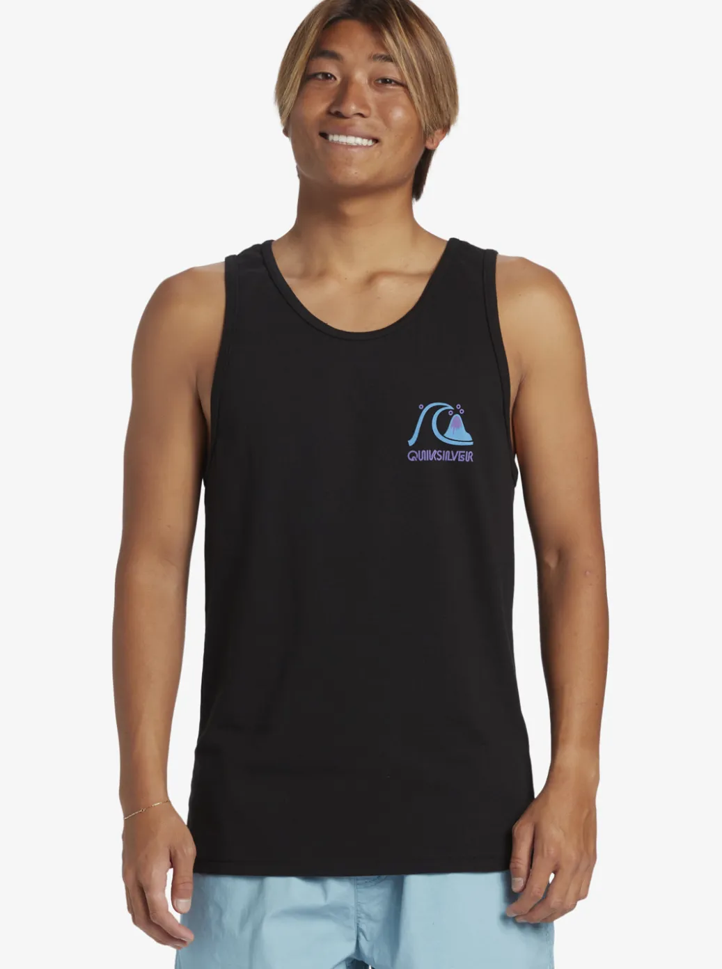Best Sale Quiksilver Circle Back Tank Top Black