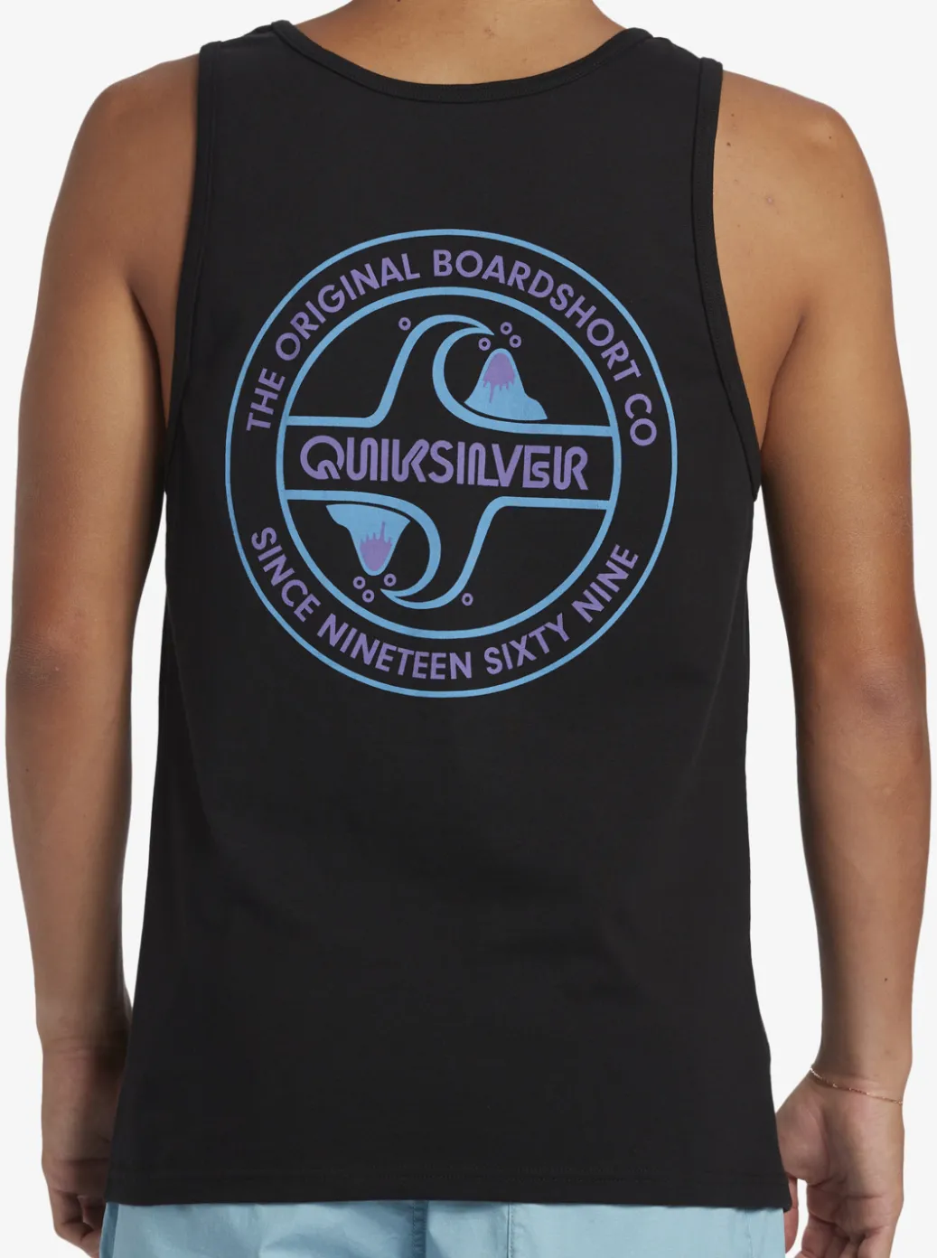 Best Sale Quiksilver Circle Back Tank Top Black