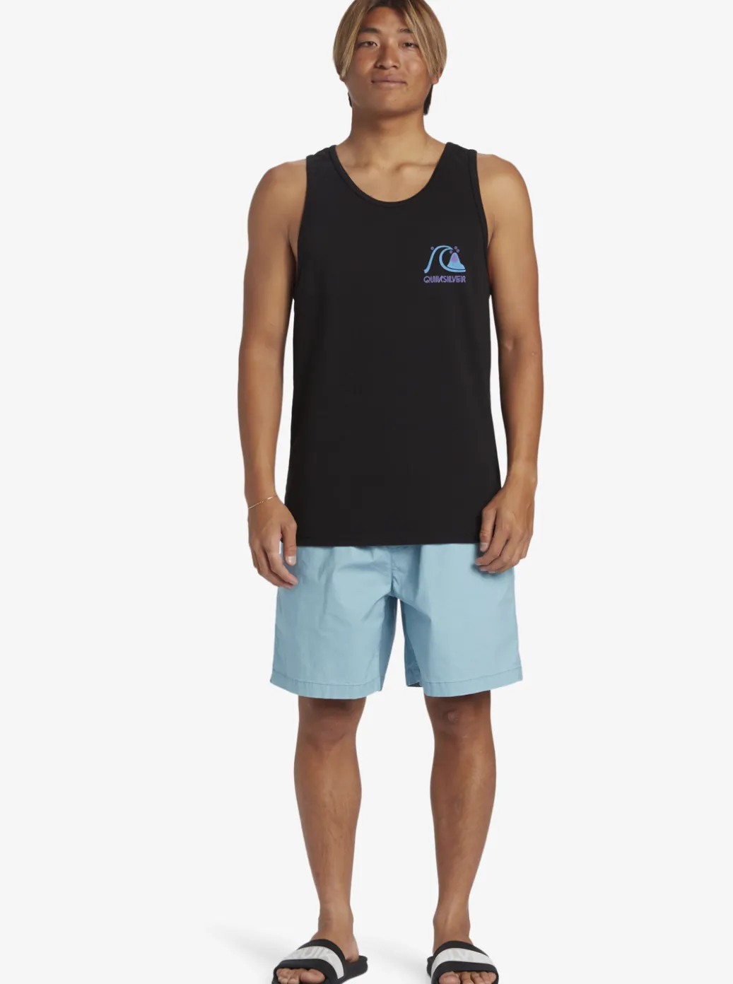 Best Sale Quiksilver Circle Back Tank Top Black