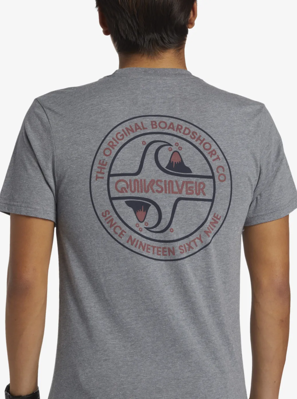 Flash Sale Quiksilver Circle Back T-Shirt Medium Grey Heather