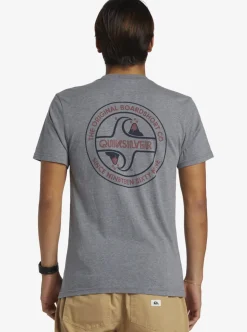 Flash Sale Quiksilver Circle Back T-Shirt Medium Grey Heather