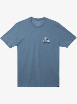Cheap Quiksilver Circle Back T-Shirt Bering Sea Heather