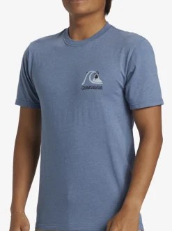 Cheap Quiksilver Circle Back T-Shirt Bering Sea Heather