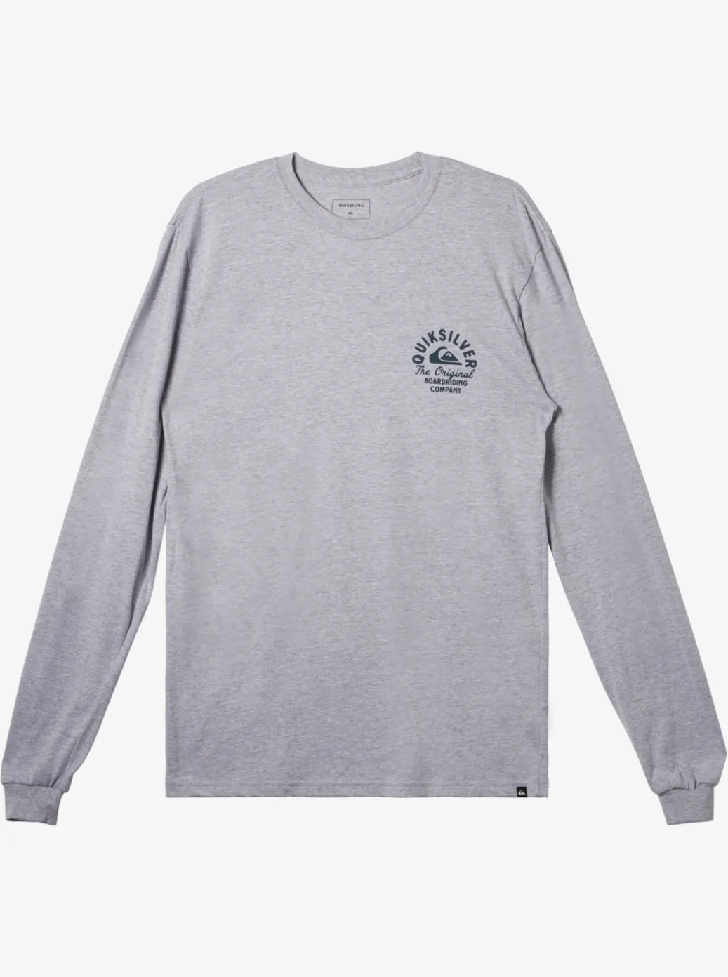 Hot Quiksilver Circled Script Long Sleeve T-Shirt Athletic Heather