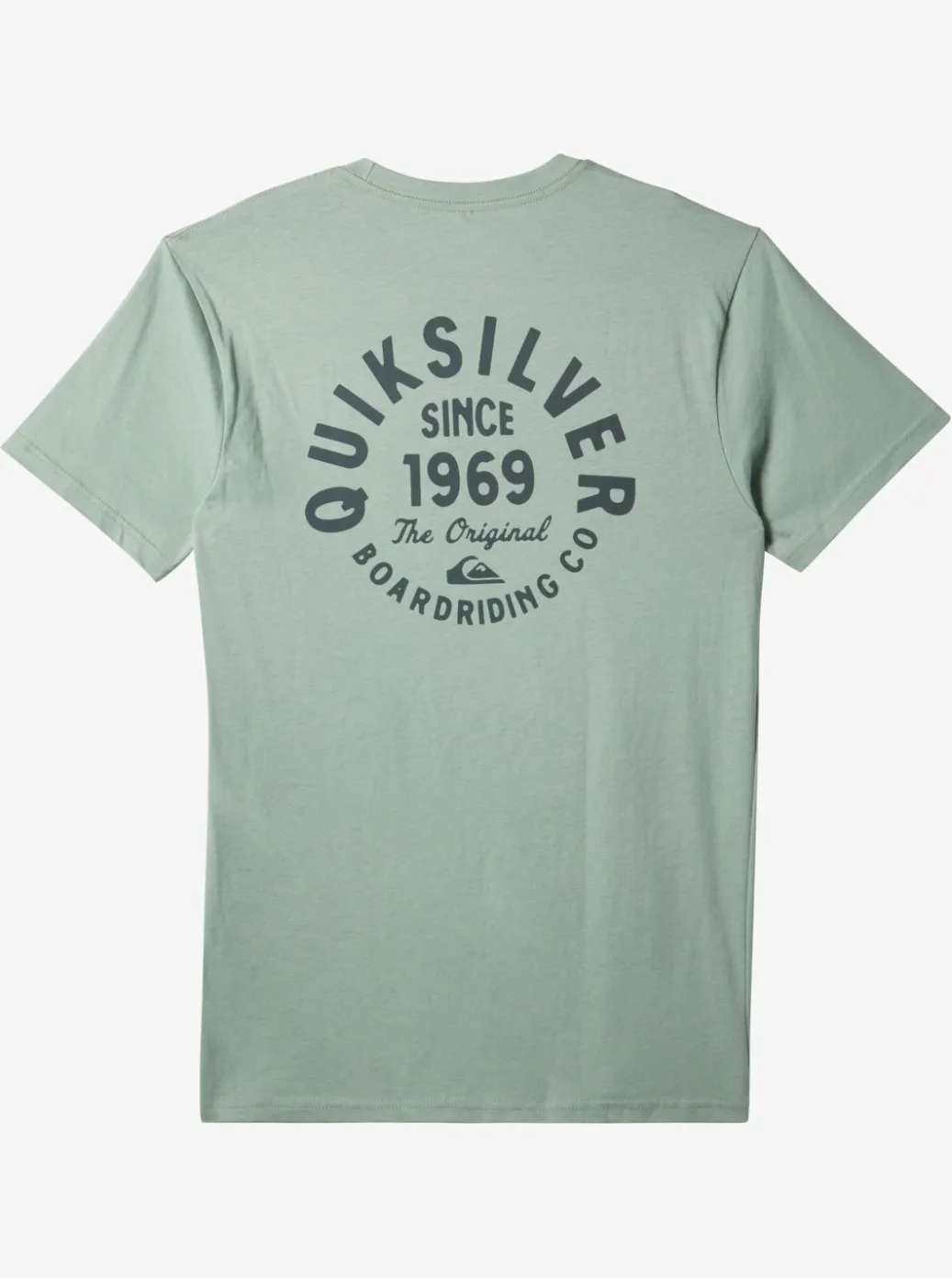 Sale Quiksilver Circled Script T-Shirt Iceberg Green