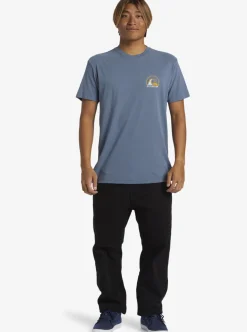 Fashion Quiksilver Clean Circle T-Shirt Bering Sea