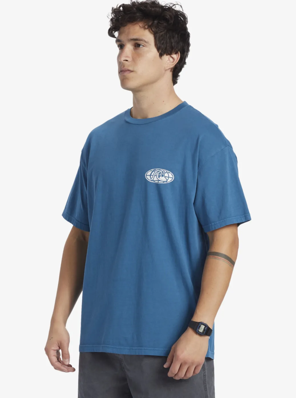 Fashion Quiksilver Clear Mind T-Shirt Moroccan Blue