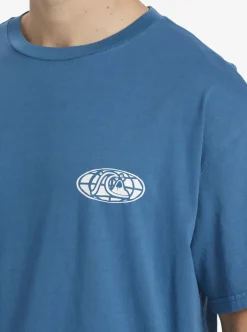 Fashion Quiksilver Clear Mind T-Shirt Moroccan Blue