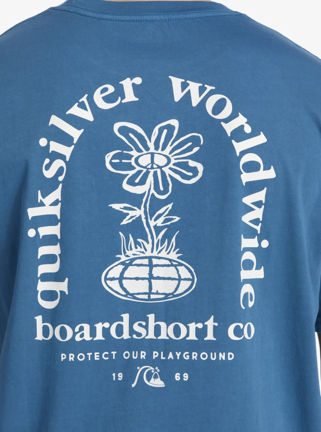 Fashion Quiksilver Clear Mind T-Shirt Moroccan Blue