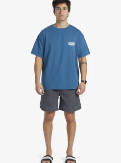 Fashion Quiksilver Clear Mind T-Shirt Moroccan Blue