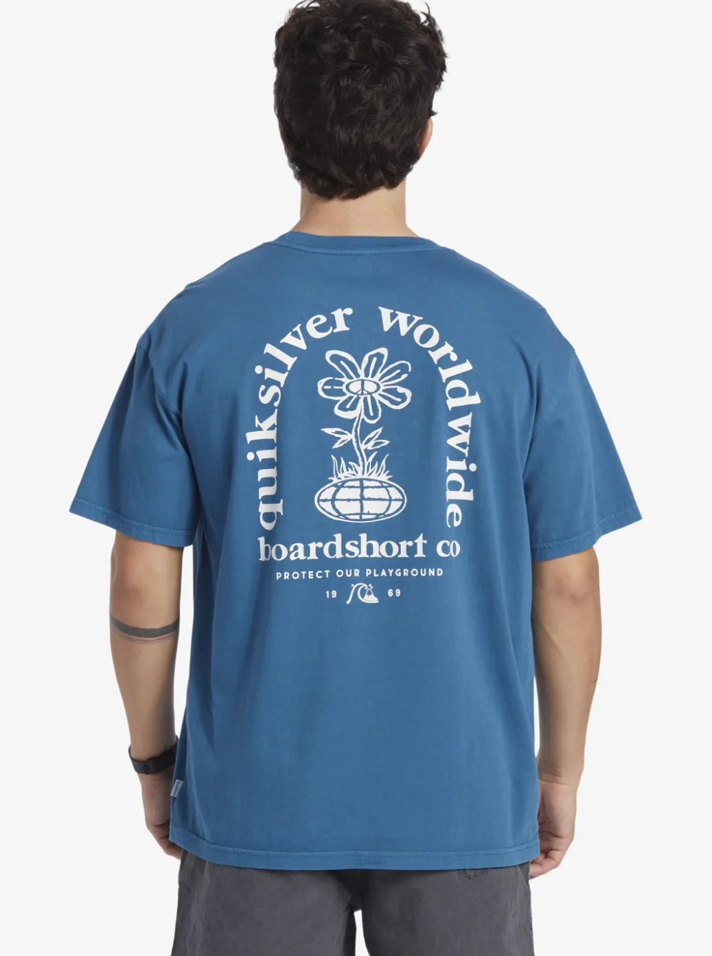 Fashion Quiksilver Clear Mind T-Shirt Moroccan Blue