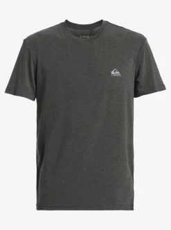 Cheap Quiksilver Coastal Run T-Shirt Black Heather