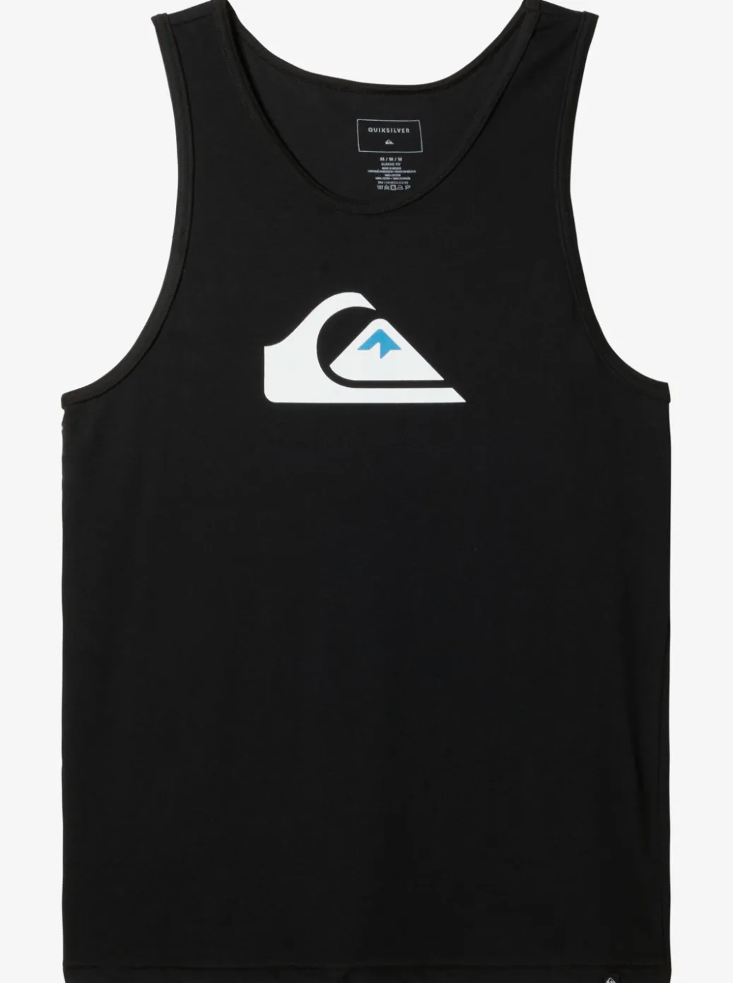 Cheap Quiksilver Comp Logo Tank Top Black