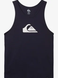 Outlet Quiksilver Comp Logo Tank Top Navy Blazer