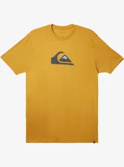 Best Quiksilver Comp Logo T-Shirt Mustard