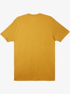 Best Quiksilver Comp Logo T-Shirt Mustard