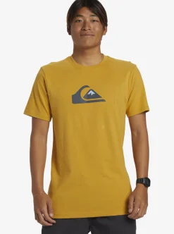 Best Quiksilver Comp Logo T-Shirt Mustard