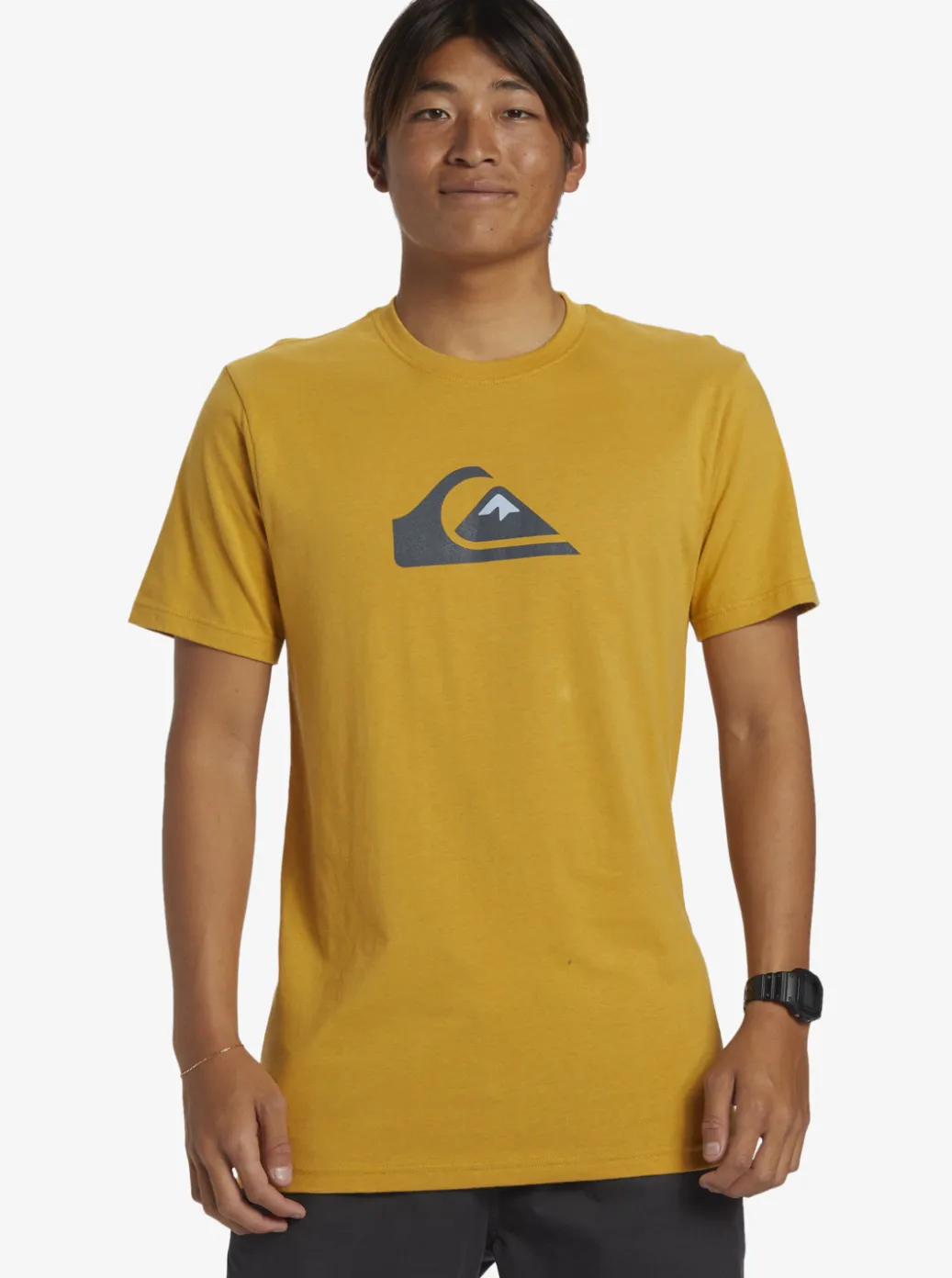 Best Quiksilver Comp Logo T-Shirt Mustard