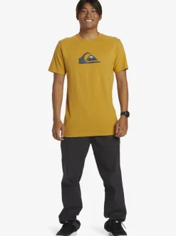 Best Quiksilver Comp Logo T-Shirt Mustard