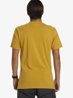 Best Quiksilver Comp Logo T-Shirt Mustard