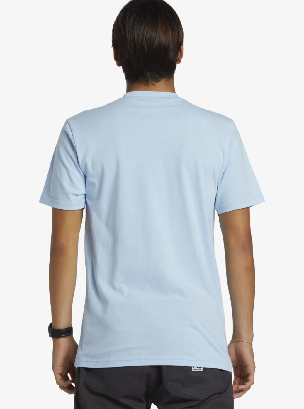 Sale Quiksilver Comp Logo T-Shirt Clear Sky