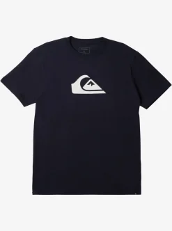 Flash Sale Quiksilver Comp Logo T-Shirt Navy Blazer