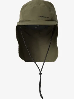 Shop Quiksilver Cooley Neck Protection Cap Thyme