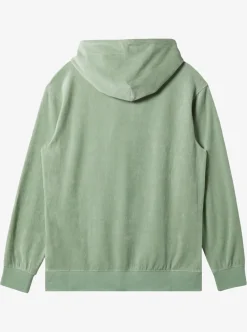 Fashion Quiksilver Cord Hoodie Iceberg Green
