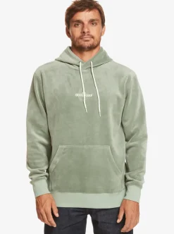 Fashion Quiksilver Cord Hoodie Iceberg Green