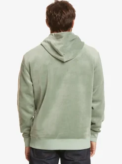 Fashion Quiksilver Cord Hoodie Iceberg Green