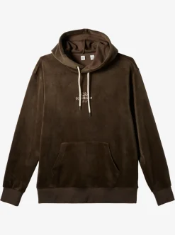 Cheap Quiksilver Cord Hoodie Major Brown