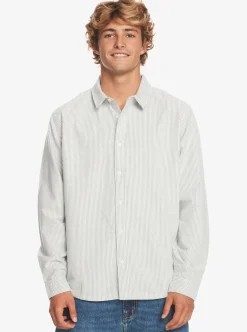 Outlet Quiksilver Covesea Long Sleeve Shirt Estate Blue Covesea