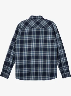 Hot Quiksilver Craibstone Long Sleeve Shirt Navy Blazer Craibstone
