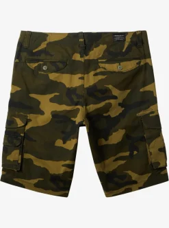 Fashion Quiksilver Crucial Battle Cargo Shorts For Men Thyme Everyday Camo