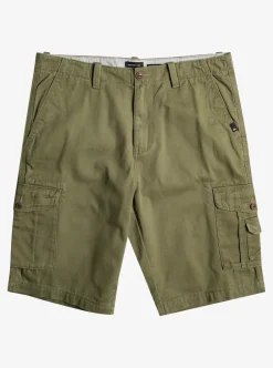 Sale Quiksilver Crucial Battle Cargo Shorts For Men Four Leaf Clover
