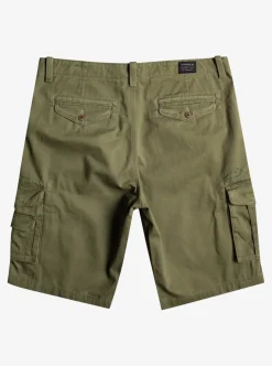 Sale Quiksilver Crucial Battle Cargo Shorts For Men Four Leaf Clover