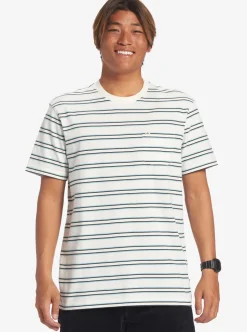 Store Quiksilver Cruiser Pocket Tee Knit Snow White Cruiser Pkt Tee