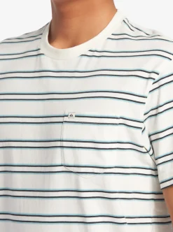 Store Quiksilver Cruiser Pocket Tee Knit Snow White Cruiser Pkt Tee