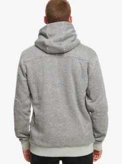 Cheap Quiksilver Cypress Keller Zip-Up Hoodie Light Grey Heather