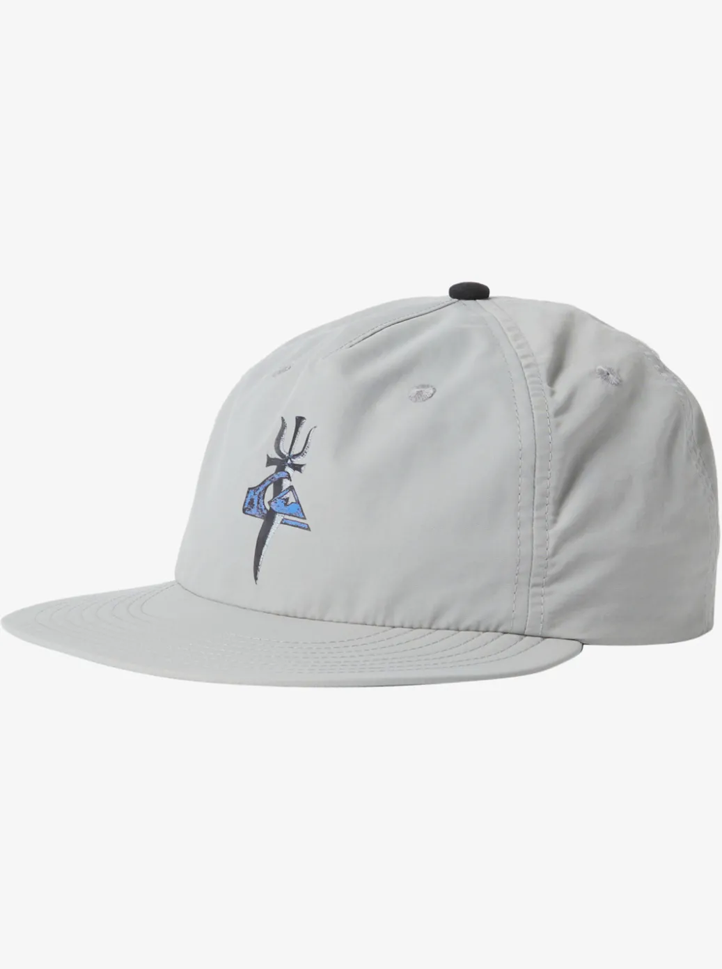 Sale Quiksilver Dagger Of Fortune Snapback Hat Grey Violet