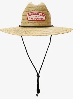 Hot Quiksilver Destinado Pierside Hat Sun Protection Black/California