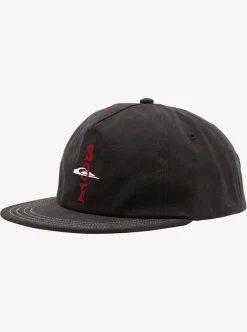 Online Quiksilver Diablo Of Fortune Snapback Hat Black