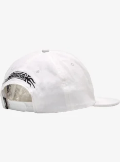 Fashion Quiksilver Diablo Of Fortune Snapback Hat White