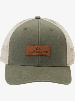 Shop Quiksilver Down The Hatch Trucker Hat Kalamata