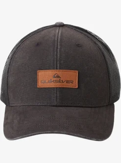 Best Sale Quiksilver Down The Hatch Trucker Hat Black