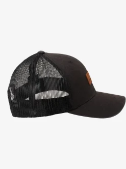 Best Sale Quiksilver Down The Hatch Trucker Hat Black