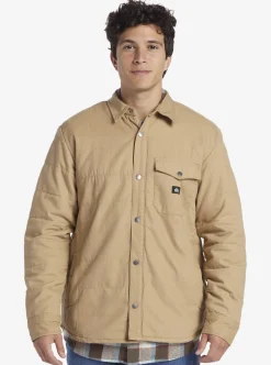New Quiksilver Downrail Upd Canvas Jacket Plage