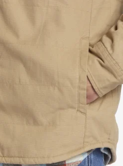 New Quiksilver Downrail Upd Canvas Jacket Plage